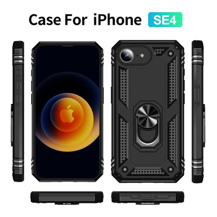 For iPhone 16e Case PC + TPU Phone Cover with Kickstand