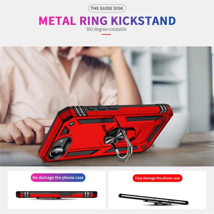 For iPhone 16e Case PC + TPU Phone Cover with Kickstand