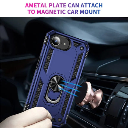 For iPhone 16e Case PC + TPU Phone Cover with Kickstand