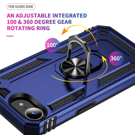 For iPhone 16e Case PC + TPU Phone Cover with Kickstand