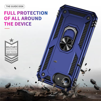 For iPhone 16e Case PC + TPU Phone Cover with Kickstand