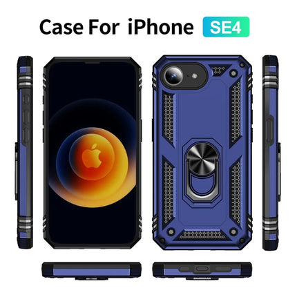 For iPhone 16e Case PC + TPU Phone Cover with Kickstand