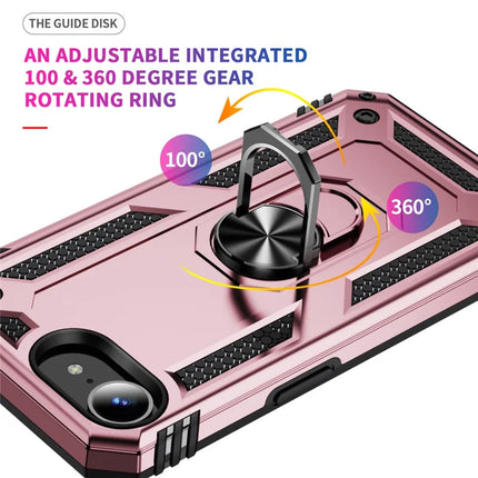 For iPhone 16e Case PC + TPU Phone Cover with Kickstand