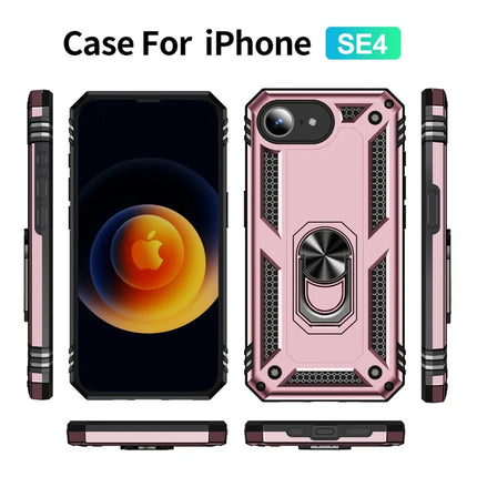 For iPhone 16e Case PC + TPU Phone Cover with Kickstand