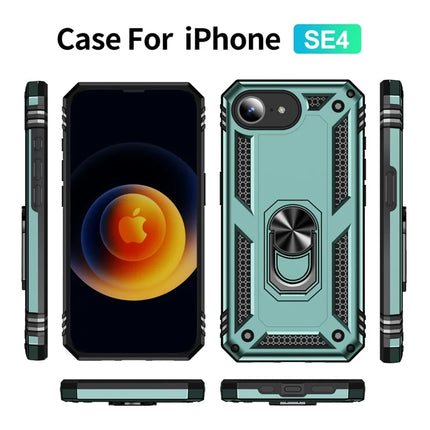 For iPhone 16e Case PC + TPU Phone Cover with Kickstand
