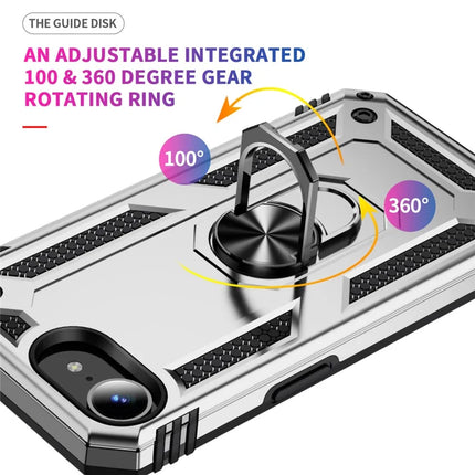 For iPhone 16e Case PC + TPU Phone Cover with Kickstand