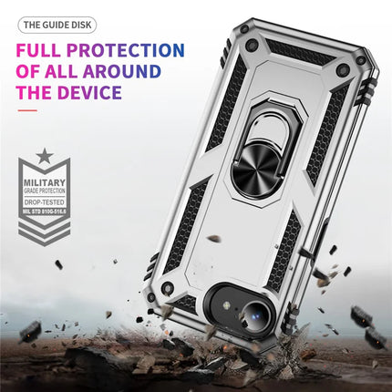 For iPhone 16e Case PC + TPU Phone Cover with Kickstand