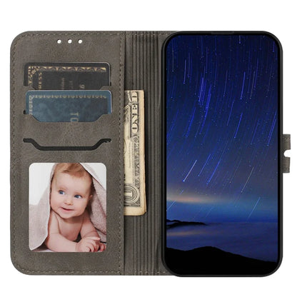 For iPhone 16e Case Happy Cat Pattern Imprinted Leather Wallet Phone Cover