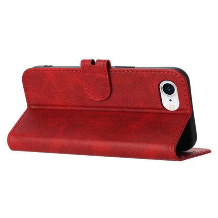 For iPhone 16e Case Happy Cat Pattern Imprinted Leather Wallet Phone Cover