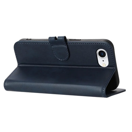 For iPhone 16e Case Happy Cat Pattern Imprinted Leather Wallet Phone Cover