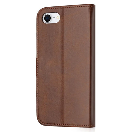 For iPhone 16e Case Happy Cat Pattern Imprinted Leather Wallet Phone Cover