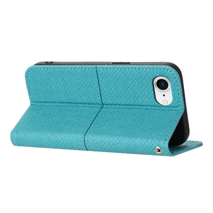 For iPhone 16e Case Woven Texture PU Leather Wallet Phone Cover