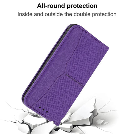 For iPhone 16e Case Woven Texture PU Leather Wallet Phone Cover