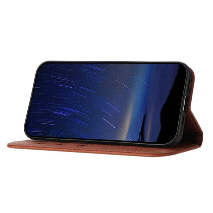 For iPhone 16e Case Woven Texture PU Leather Wallet Phone Cover