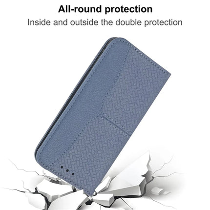 For iPhone 16e Case Woven Texture PU Leather Wallet Phone Cover