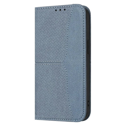 For iPhone 16e Case Woven Texture PU Leather Wallet Phone Cover