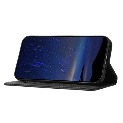 For iPhone 16e Case Woven Texture PU Leather Wallet Phone Cover
