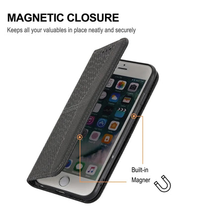 For iPhone 16e Case Woven Texture PU Leather Wallet Phone Cover