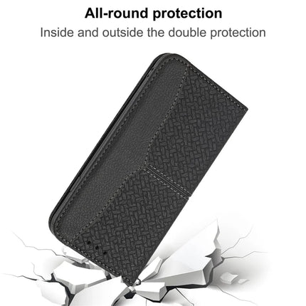 For iPhone 16e Case Woven Texture PU Leather Wallet Phone Cover