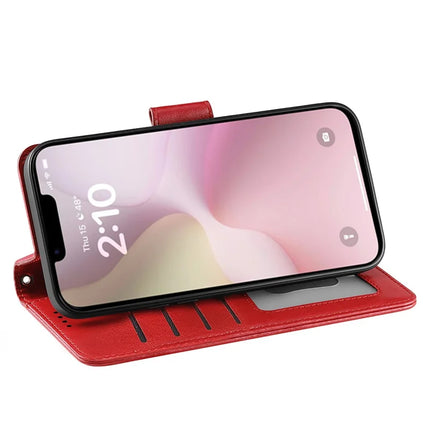 For iPhone 16e Case Stand Card Holder Wallet Leather Phone Cover