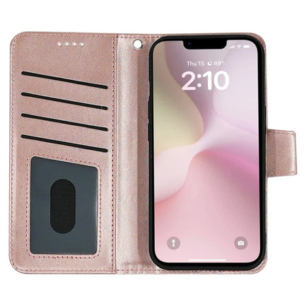 For iPhone 16e Case Stand Card Holder Wallet Leather Phone Cover