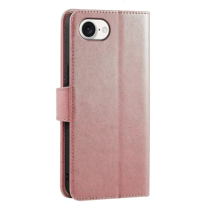 For iPhone 16e Case Stand Card Holder Wallet Leather Phone Cover