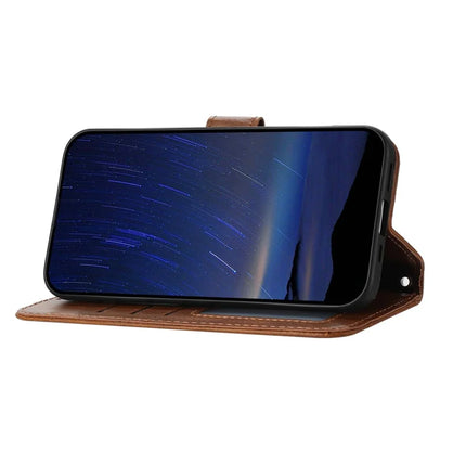 For iPhone 16e Case Zipper Pocket Leather Phone Cover with Crossbody Shoulder Strap