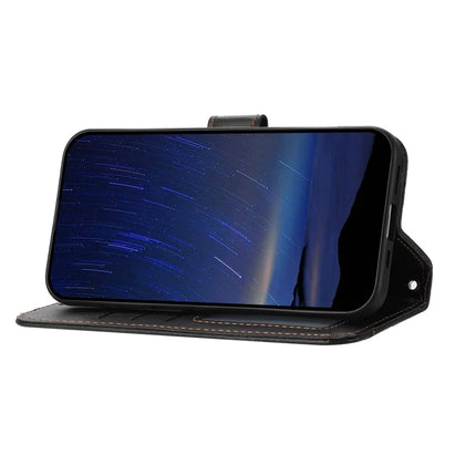 For iPhone 16e Case Zipper Pocket Leather Phone Cover with Crossbody Shoulder Strap
