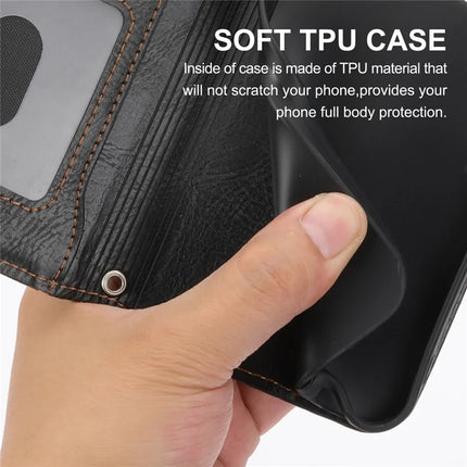 For iPhone 16e Case Zipper Pocket Leather Phone Cover with Crossbody Shoulder Strap