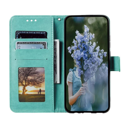 For iPhone 16e Stand Case Imprinted Totem PU Leather Wallet Phone Cover
