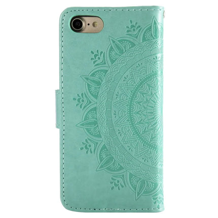 For iPhone 16e Stand Case Imprinted Totem PU Leather Wallet Phone Cover