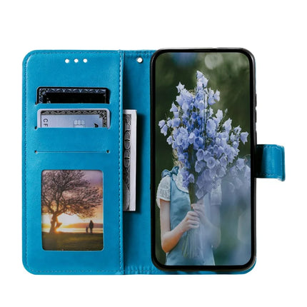 For iPhone 16e Stand Case Imprinted Totem PU Leather Wallet Phone Cover