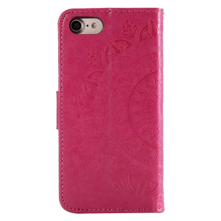 For iPhone 16e Stand Case Imprinted Totem PU Leather Wallet Phone Cover