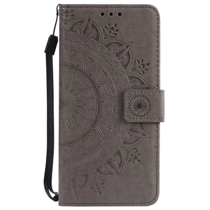 For iPhone 16e Stand Case Imprinted Totem PU Leather Wallet Phone Cover