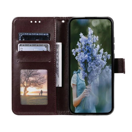 For iPhone 16e Stand Case Imprinted Totem PU Leather Wallet Phone Cover
