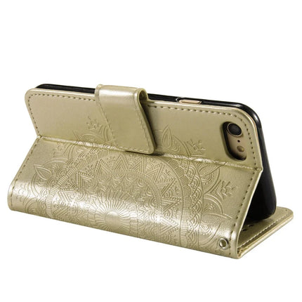 For iPhone 16e Stand Case Imprinted Totem PU Leather Wallet Phone Cover