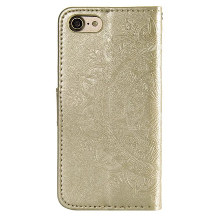 For iPhone 16e Stand Case Imprinted Totem PU Leather Wallet Phone Cover