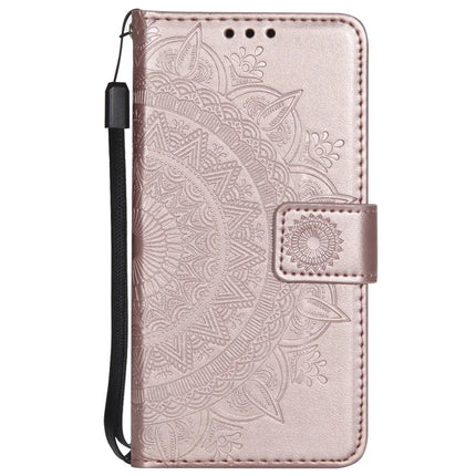 For iPhone 16e Stand Case Imprinted Totem PU Leather Wallet Phone Cover