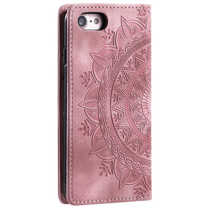 Style-010 For iPhone 16e Case Magnetic Closing Leather Phone Cover Pattern Imprinted