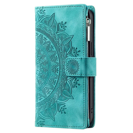 Style 006 For iPhone 16e Wallet Case PU Leather Phone Cover Mandala Flower Pattern