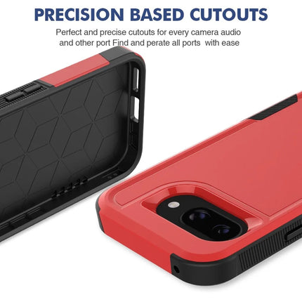 For Google Pixel 9a Case 2 in 1 PC + TPU Shockproof Phone Cover
