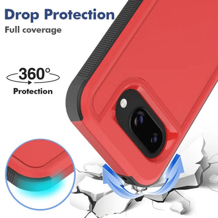 For Google Pixel 9a Case 2 in 1 PC + TPU Shockproof Phone Cover