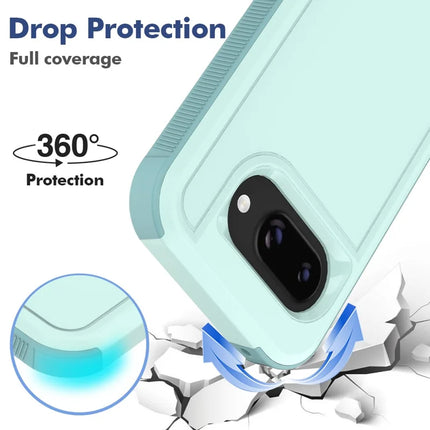 For Google Pixel 9a Case 2 in 1 PC + TPU Shockproof Phone Cover