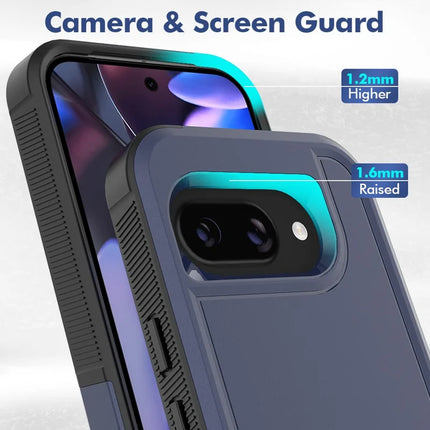 For Google Pixel 9a Case 2 in 1 PC + TPU Shockproof Phone Cover