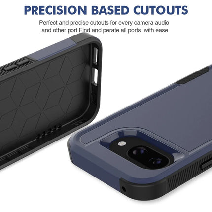For Google Pixel 9a Case 2 in 1 PC + TPU Shockproof Phone Cover