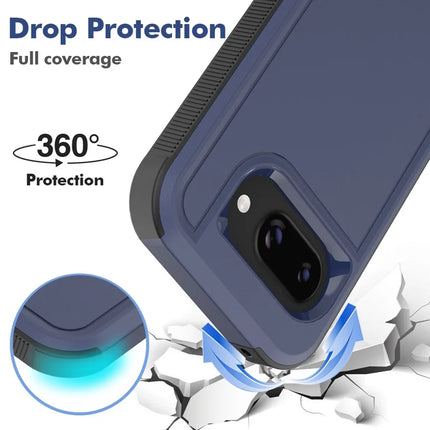 For Google Pixel 9a Case 2 in 1 PC + TPU Shockproof Phone Cover