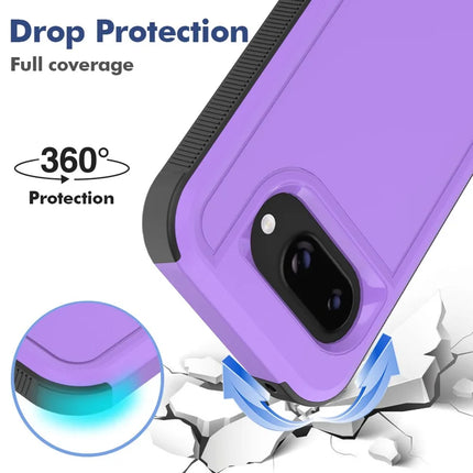 For Google Pixel 9a Case 2 in 1 PC + TPU Shockproof Phone Cover