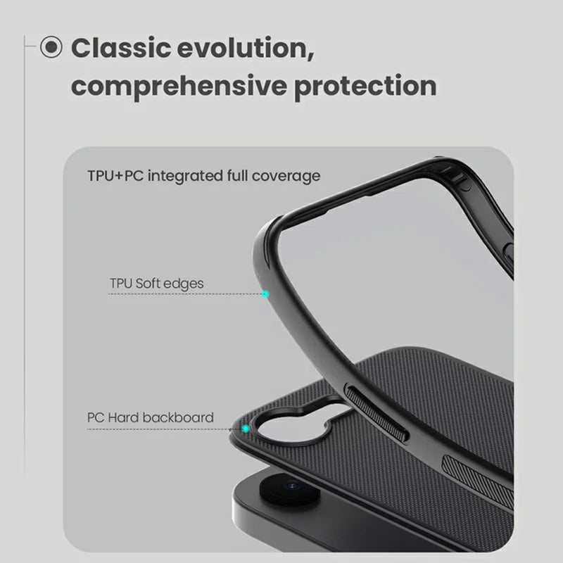 ShopCaseCart Elegant Case iPhone 16e Protective cover Compatible with MagSafe PC + TPU Phone Guard