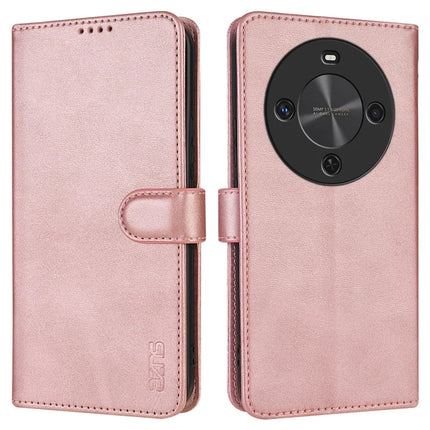AZNS For Huawei Enjoy 70X Case PU Leather Wallet Phone Cover - Rose Gold