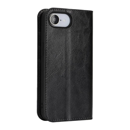For iPhone 16e Case Crazy Horse Texture Split Leather Wallet Phone Cover
